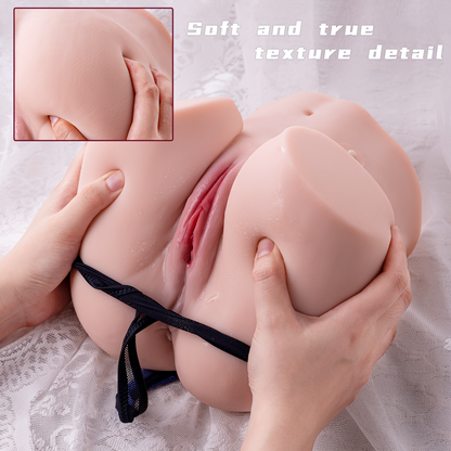 ROSE: 3.6Kg/7.9LB female butt with vibration function. Free shipping